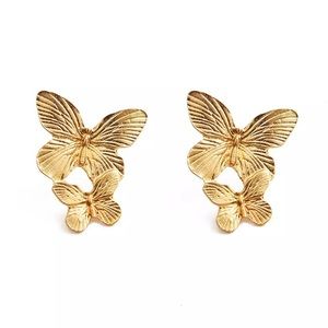 Beautiful Butterfly Statement Earrings!